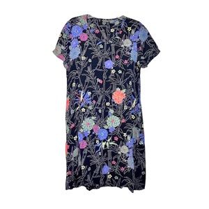 Floral Print Hawaiian Shirt Dress